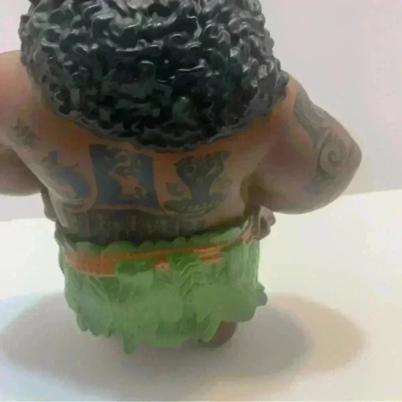 Disney Moana Mega Maui Bath Doll 8" Action Figure Toy The Rock - Picture 8 of 15